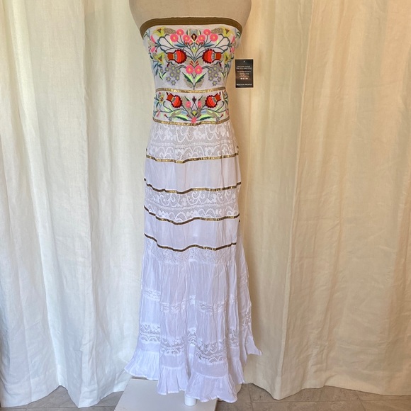 Boston Proper Strapless Dress NWT - Picture 1 of 9